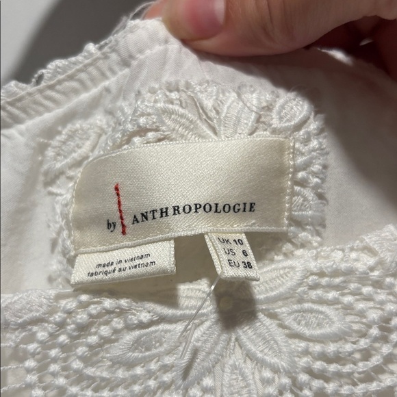 ANTHROPOLOGIE crochet mini dress - Picture 2 of 6